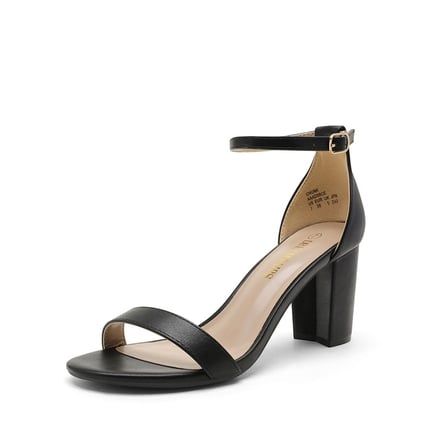 Chunky heel strappy shoes new arrivals